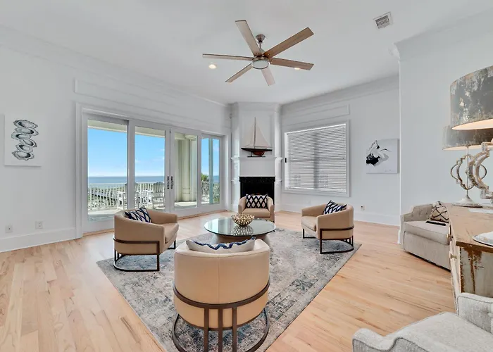 Kiva Grand By Gsvr - Spectacular Beachfront Family Retreat With Pool & Hot Tub - Free Activities And Golf