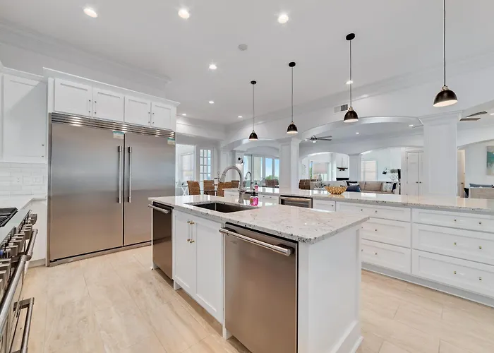 Kiva Grand By Gsvr - Spectacular Beachfront Family Retreat With Pool & Hot Tub - Free Activities And Golf *
