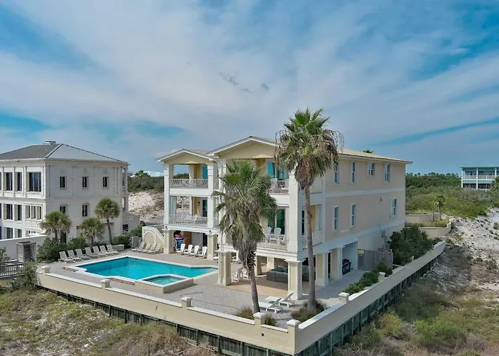 Kiva Grand By Gsvr - Spectacular Beachfront Family Retreat With Pool & Hot Tub - Free Activities And Golf Holiday home