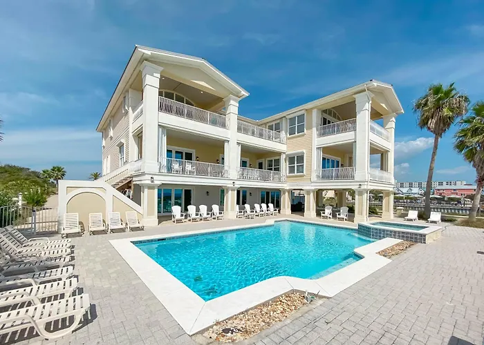 Kiva Grand By Gsvr - Spectacular Beachfront Family Retreat With Pool & Hot Tub - Free Activities And Golf Holiday home *